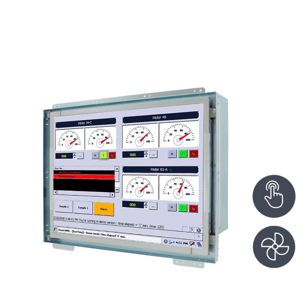 21-Front-right-R15IK7T-OFC3.png / TL Produkt-Welten / Panel-PC / Open Frame (Einbau von Hinten) / Touch-Screen für 1-Finger-Bedienung