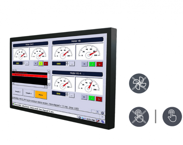 01-Chassis-Industrie-Panel-PC-W22IB7T-CHA3-v1.png / TL Produkt-Welten / Panel-PC / Chassis (VESA-Mounting) / Resistive / Glas (optional)