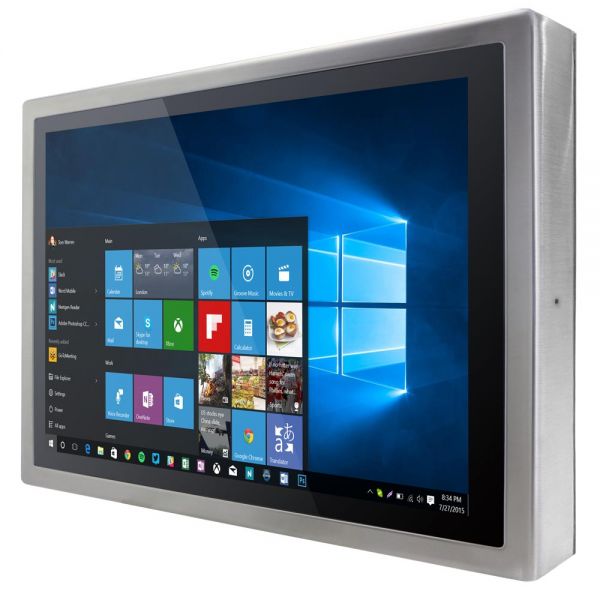 01-Industrie-Panel-PC-IP65-Edelstahl-PCAP-Multi-Touch-W22IH3S-SPA3 / TL Produkt-Welten / Panel-PC / Chassis Edelstahl (VESA-Mounting) / Multitouch-Screen, projiziert-kapazitiv (PCAP)