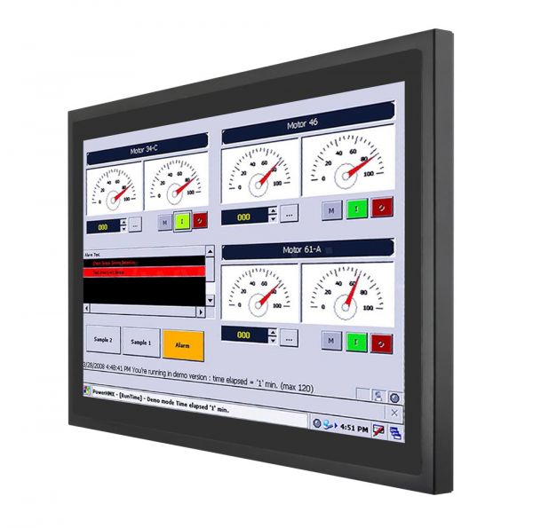 01-Front-right-WM22-VD-CH-MTU / TL Produkt-Welten / Industriemonitor / Chassis (VESA-Mounting) / Multitouch-Screen, projiziert-kapazitiv (PCAP)