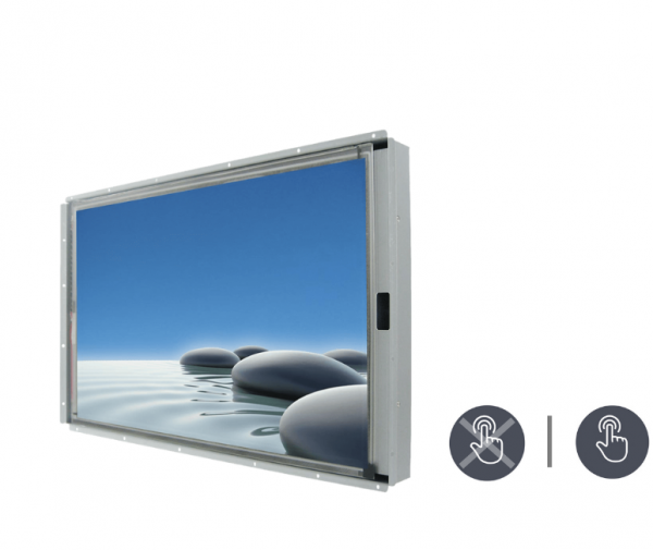 21-Einbau-Industrie-LCD-W24L100-OFA2-v1.png / TL Produkt-Welten / Industriemonitor / Open Frame (Einbau von hinten) / Resistive / Glas (optional)