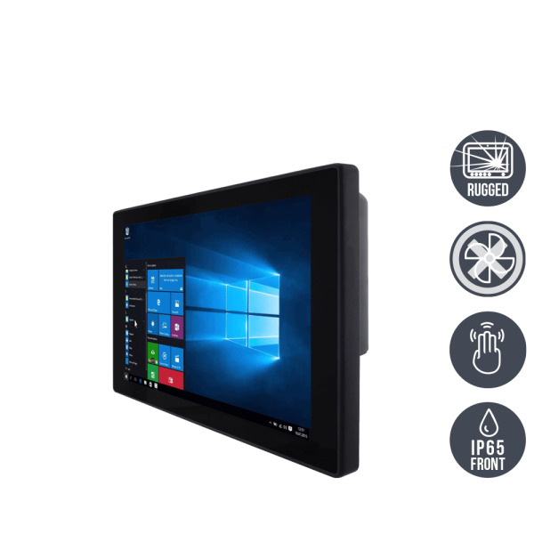 01-Chassis-Industrie-Panel-PC-R12IE3S-GCM2.png / TL Produkt-Welten / Panel-PC / Chassis (VESA-Mounting) / Multitouch-Screen, projiziert-kapazitiv (PCAP)