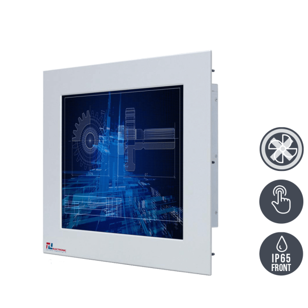 01-Industrie-Panel-PC-WM15PMA-IP65-Einbau.png / TL Produkt-Welten / Panel-PC / Panel Mount (Einbau von vorne) / Touch-Screen für 1-Finger-Bedienung