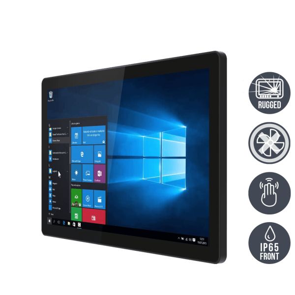 01-Front-R19IB3S-GCM1 / TL Produkt-Welten / Panel-PC / Chassis (VESA-Mounting) / Multitouch-Screen, projiziert-kapazitiv (PCAP)
