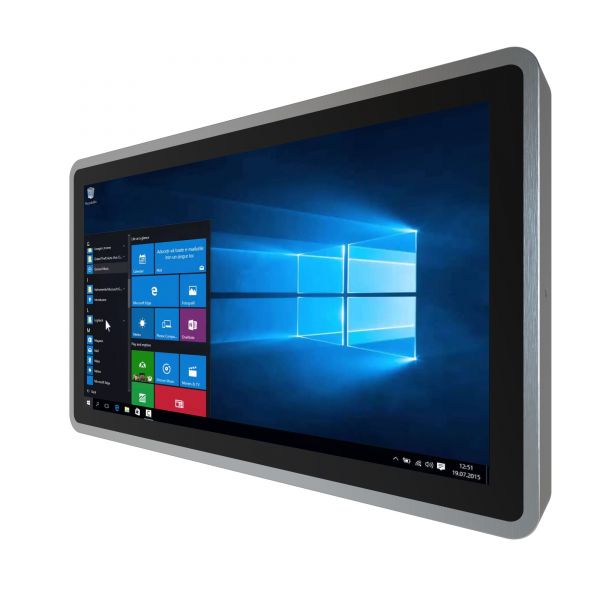 01-front-W22IW3S-SPA3-R / TL Produkt-Welten / Panel-PC / Chassis Edelstahl (VESA-Mounting) / Multitouch-Screen, projiziert-kapazitiv (PCAP)