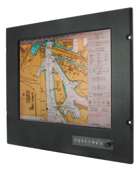 01-Marine-Display-R17L500-MRM1.jpg / TL Produkt-Welten / Marine / Panel Mount (Einbau von vorne) / Multitouch-Screen, projiziert-kapazitiv (PCAP)