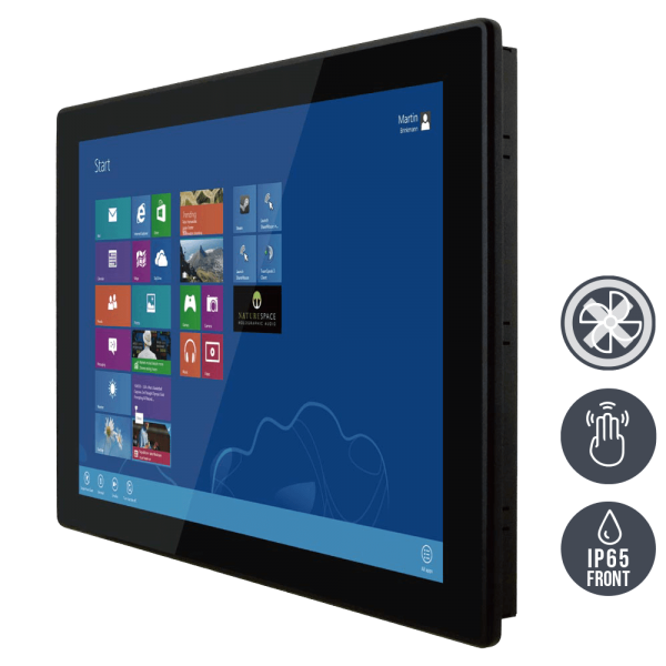 01-HMI-Panel-PC-Multi-Touch-W22IKWS-MHA3.png / TL Produkt-Welten / Panel-PC / Panel Mount (Einbau von vorne) / Multitouch-Screen, projiziert-kapazitiv (PCAP)