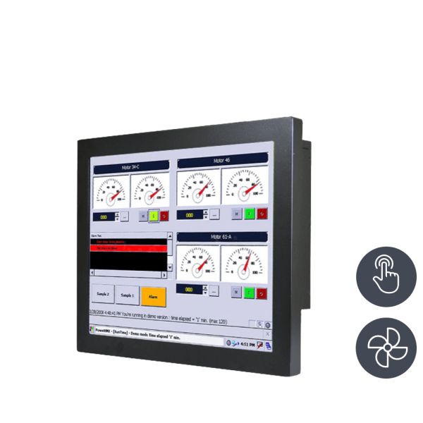 01-Chassis-Industrie-Panel-PC-R17IK7T-CHM1 / TL Produkt-Welten / Panel-PC / Chassis (VESA-Mounting) / Touch-Screen für 1-Finger-Bedienung