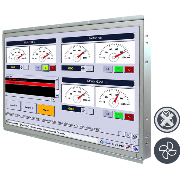 21-Einbau-Industrie-Panel-PC-W22IK7T-OFA3.png / TL Produkt-Welten / Panel-PC / Open Frame (Einbau von Hinten) / ohne Touch-Screen