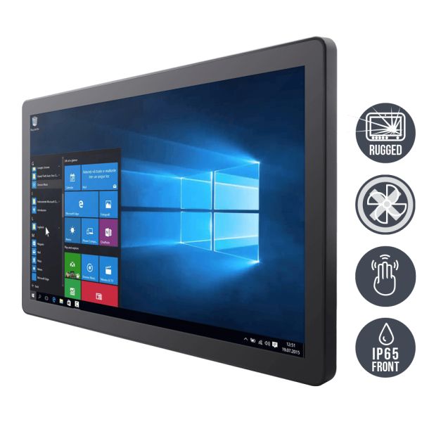 01-Chassis-Industrie-Panel-PC-W22IB3S-GCA3 / TL Produkt-Welten / Panel-PC / Chassis (VESA-Mounting) / Multitouch-Screen, projiziert-kapazitiv (PCAP)