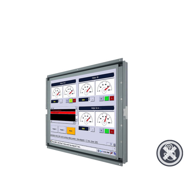 21-Einbau-Industrie-LCD-S17L500-OFM1_oT.png / TL Produkt-Welten / Industriemonitor / Open Frame (Einbau von hinten) ohne Touch-Screen