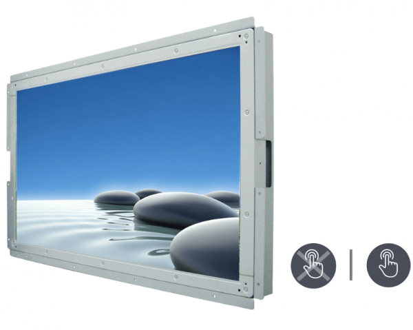 21-Einbau-Industrie-LCD-W32L300-OFA3-v1.png / TL Produkt-Welten / Industriemonitor / Open Frame (Einbau von hinten) / Resistive / Glas (optional)