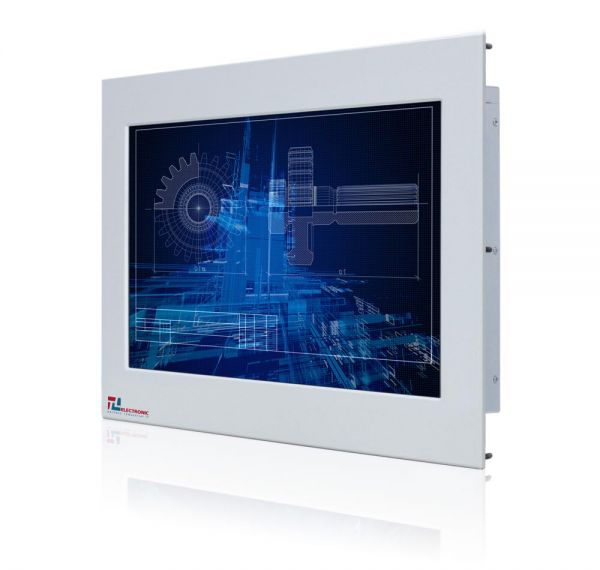 01-Industrie-Panel-PC-WM18WPMA-IP65-Einbau / TL Produkt-Welten / Panel-PC / Panel Mount (Einbau von vorne) / Touch-Screen für 1-Finger-Bedienung