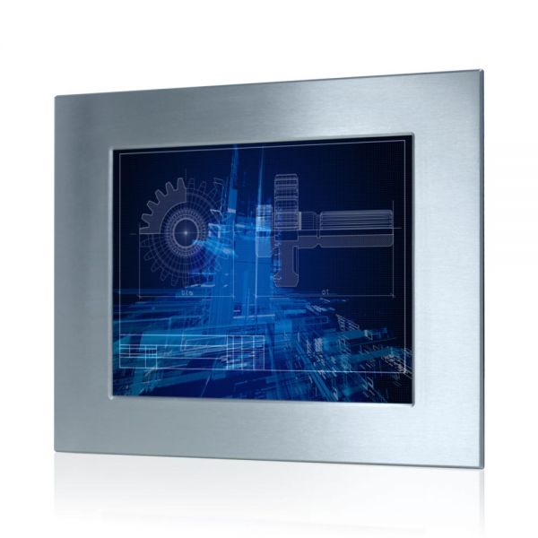 01-Industrie-Panel-PC-WM17PME-Edelstahl-IP65-Einbau / TL Produkt-Welten / Panel-PC / Panel Mount (Einbau von vorne) / Touch-Screen für 1-Finger-Bedienung