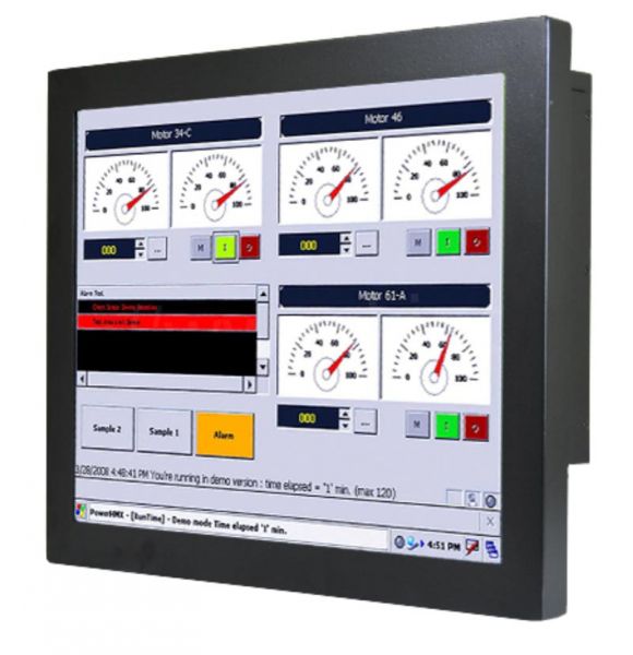 01-Chassis-Industrie-Panel-PC-R17IF7T-CHM1 / TL Produkt-Welten / Panel-PC / Chassis (VESA-Mounting) / Touch-Screen für 1-Finger-Bedienung