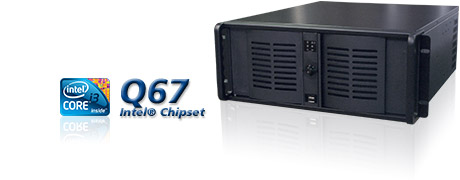 The 19 inch industrial PC CL4401 for rack integration with Core i3