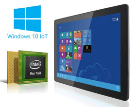 HMI-Panel-PC with Intel Baytrail and Windows 10 IoT
