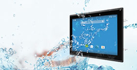 Front IP65 (water and dust proof) HMI EL-Series