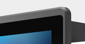 The True Flat surface facilitates cleaning of the Panel PCs