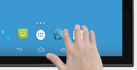 P-Cap Touch (scratch resistant) in HMI EL Series
