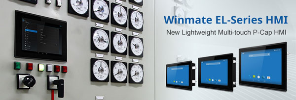 The new slim and lightweight EL series HMI features PCAP Multi-Touch in different display diagonals.