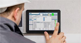 GC Series Panel PC as HMI terminal for user input