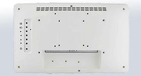 Durable and elegant industrial plastic construction for VESA mounting