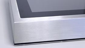 High quality, durable brushed stainless steel finish