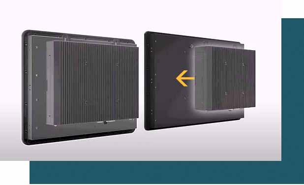 The HMI Panel PCs are a modular system