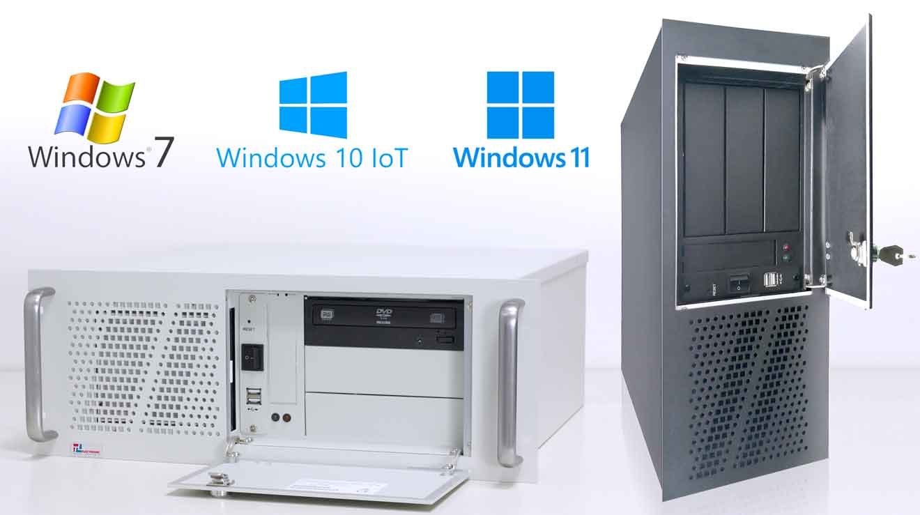 19-inch industrial PC and desktop robust and high-quality workmanship