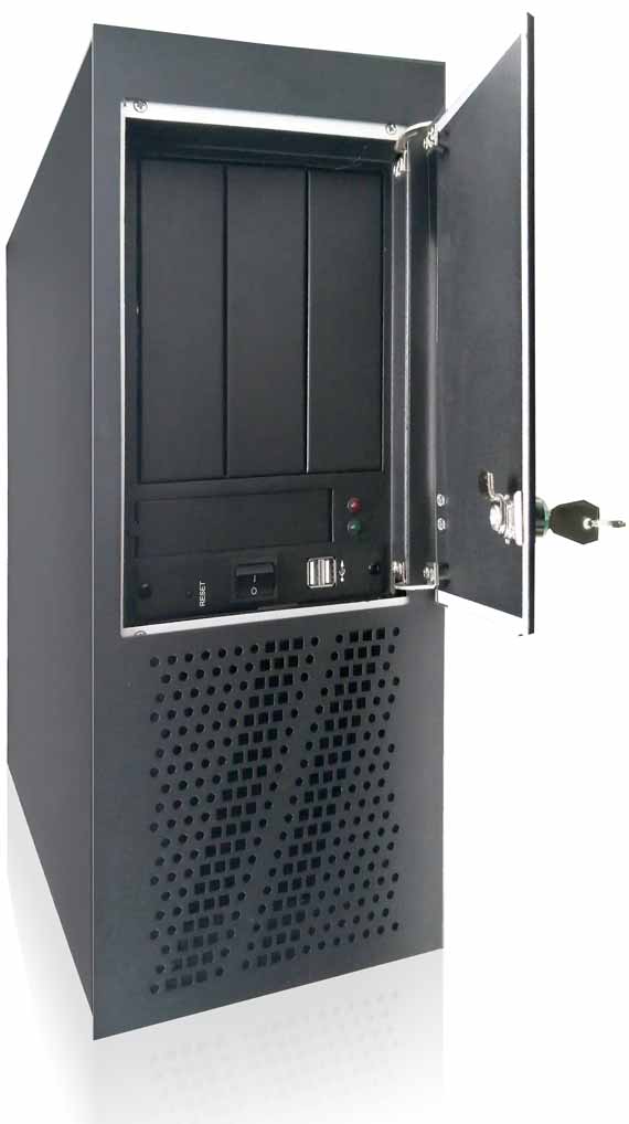 Desktop Industrial PC in black