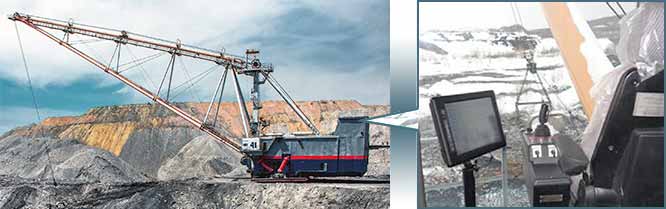 Vehicle Mount Computer in a Crane