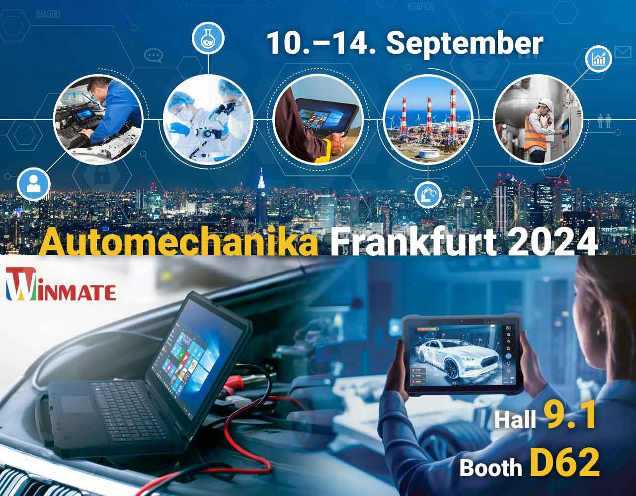 Automechanika Frankfurt 10.-14.9.2024 Hall 9.1 Booth D62