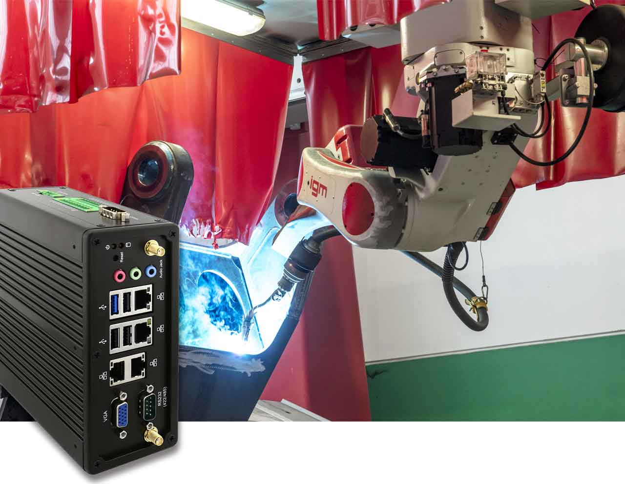 Robot systems and customized embedded box PCs