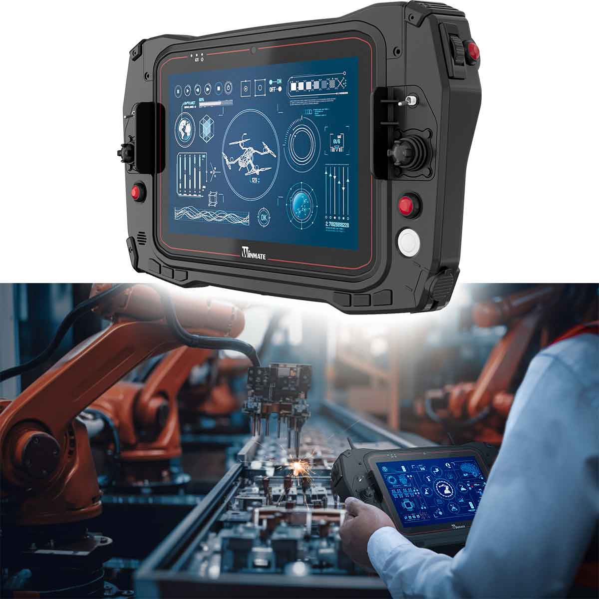 Precise control for industrial robots, cobots and robot arms