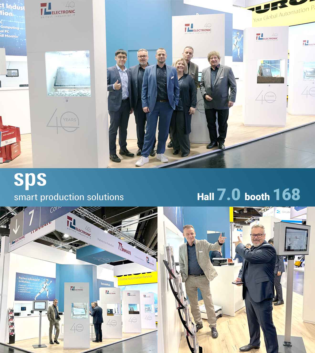 Perfect industrial IT in motion. We are exhibiting: Hall 7.0, booth 168. sps smart production solutions.
