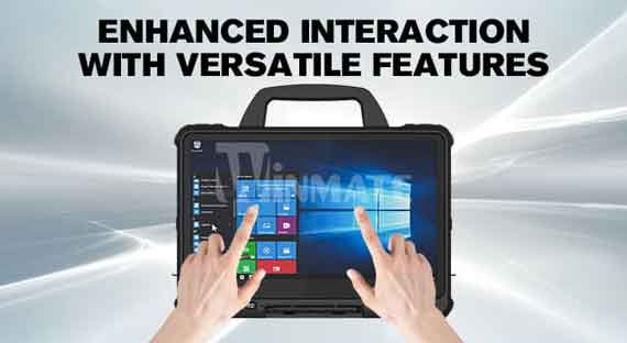 Tablet with multi touch screen