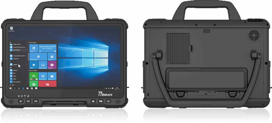 D140 tablet in a robust magnesium alloy housing